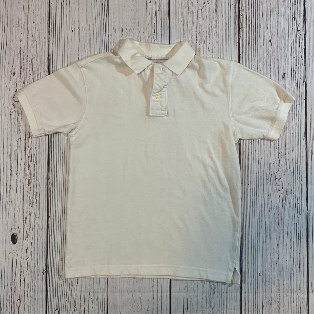 Boys Gap White polo size 8